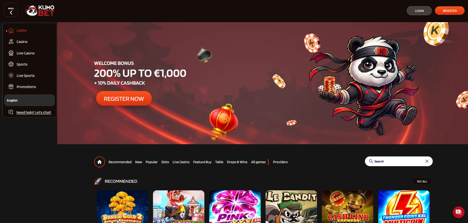 KumoBet online casino