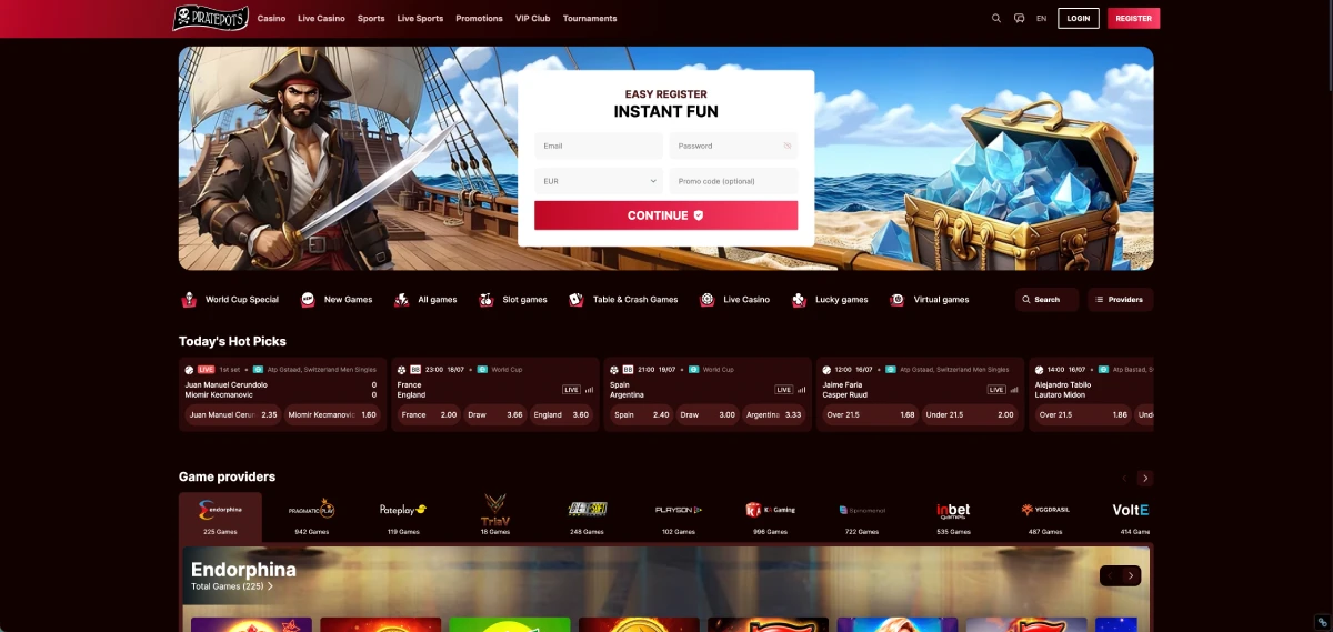 PiratePots non-GamStop casino review for UK players